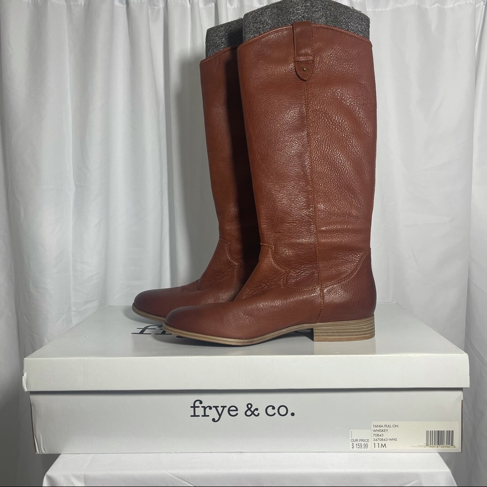 NIB Frye & Co. Tania Pull On Whiskey boots sz 11M